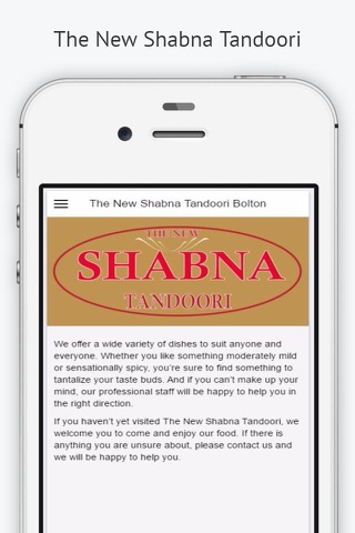 The New Shabna Tandoori Bolton screenshot 2