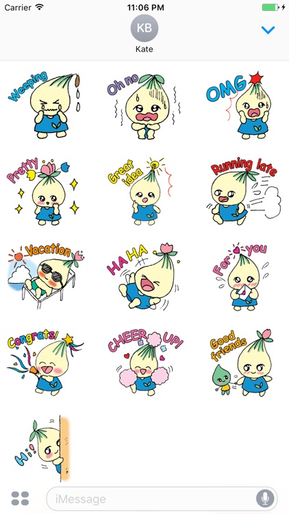 Gaia The Funny Bulb-fairy Stickers