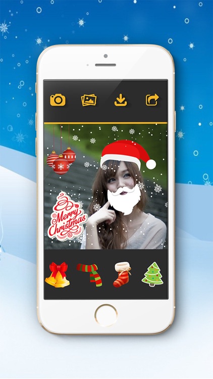 Christmas Stickers - Decorate Your Selfies