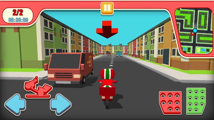 Moto Racing Pizza screenshot-4