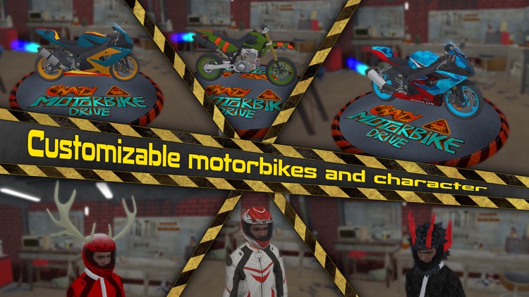 Crazy Motorbike Drive screenshot-0