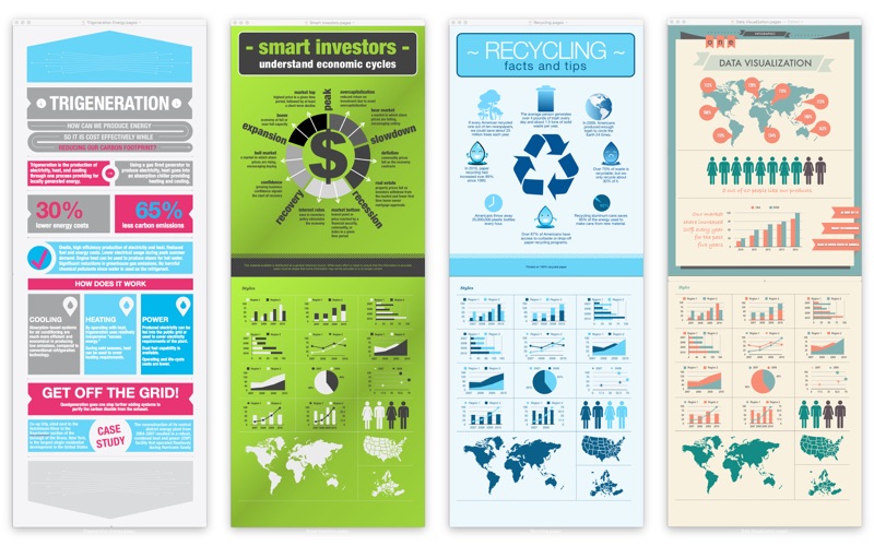 Infographic Templates for Pages thumbnail 2