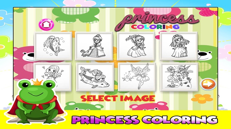 princess coloring pages for kindergarten & girls