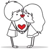 Love Couple sticker for iMessage by AMSTICKERS