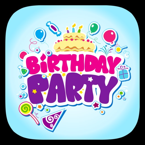 Happy Birthday Party Stickers