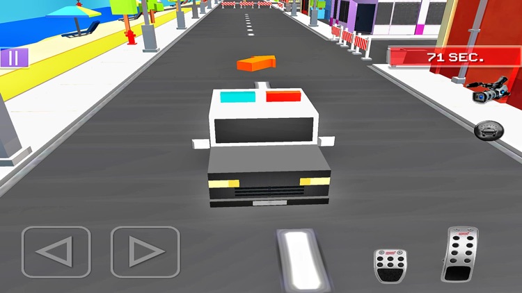Blocky Police Car Craft Patrol screenshot-3