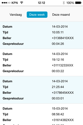 Belfabriek Callcenter screenshot 3