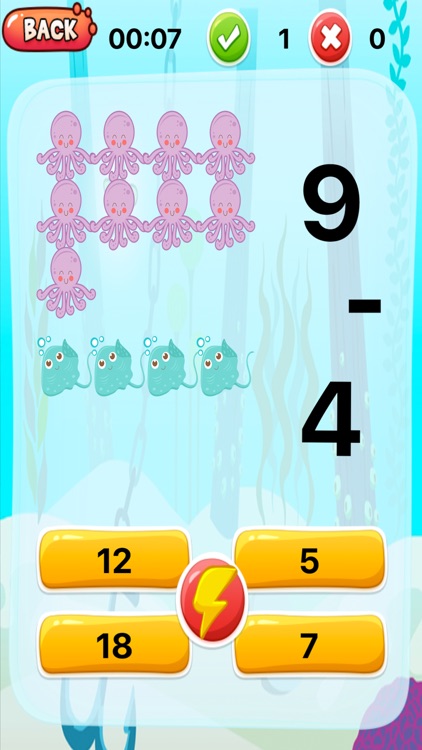 Math Game Octopus Kids