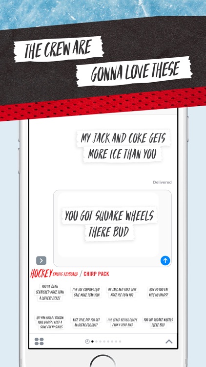Hockey Emoji Keyboard: Funny Playoff Time Stickers