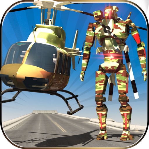 Helicopter Robot Transformation icon