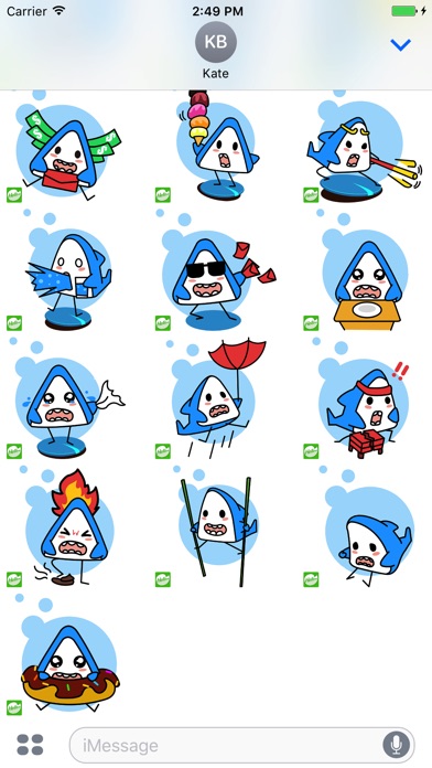 ステッカー,スタンプ,Hellowe Stickers: Iron Shark YoDoのスクリーンショット3 ステッカー,スタンプ,Hellowe Stickers: Iron Shark YoDoのスクリーンショット3