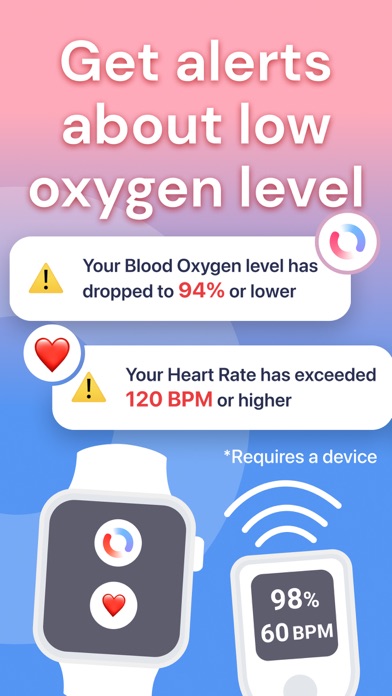 Blood Oxygen App Screenshot