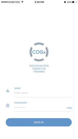 Game screenshot COGx Individualized Cognitive mod apk