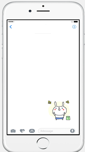 Initial T Cute rabbit Stickers!!(圖1)-速報App