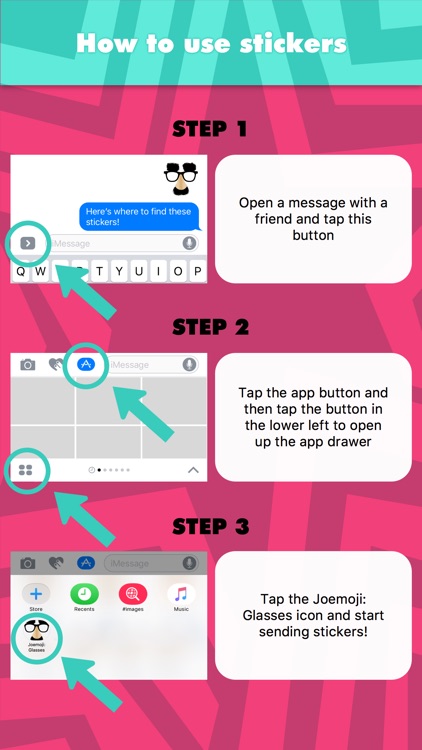 Joemoji: Glasses stickers by Joemoji