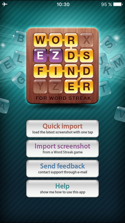 EZ Words Finder - cheat for Word Streak game