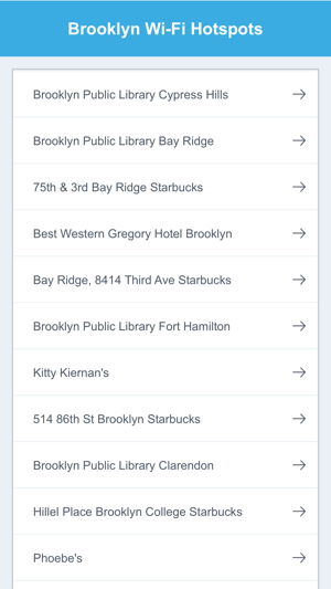 Brooklyn Wifi Hotspots(圖2)-速報App