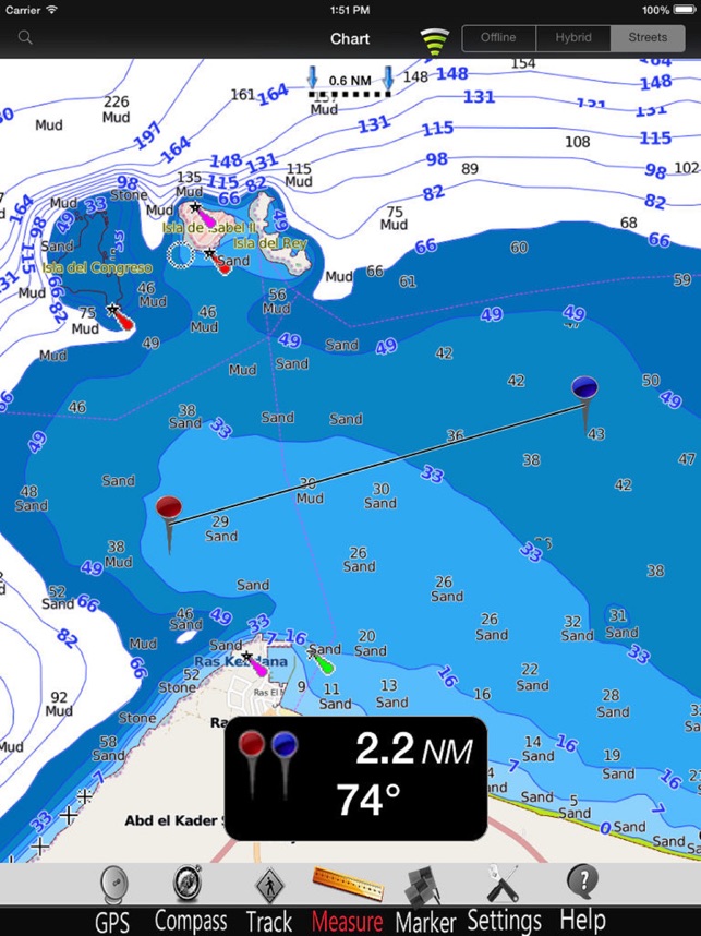 Melilla GPS Nautical Chart Pro(圖2)-速報App