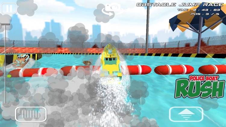 Police Boat Rush : 3D Police Boat Racing For kids screenshot-4