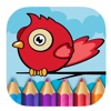 Bird Coloring Page Game For Kids Education