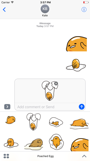 Poached Egg  - Animated Stickers And Emoticons(圖1)-速報App