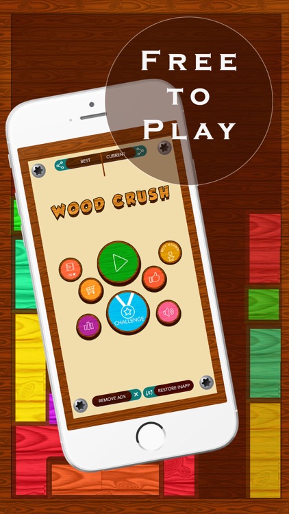 Tricky Hexagon Wood Crush Hexa Block Game