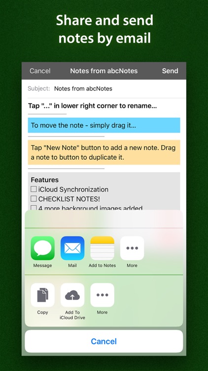 abcNotes Lite - nice stickers screenshot-4