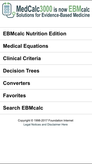 EBMcalc Nutrition