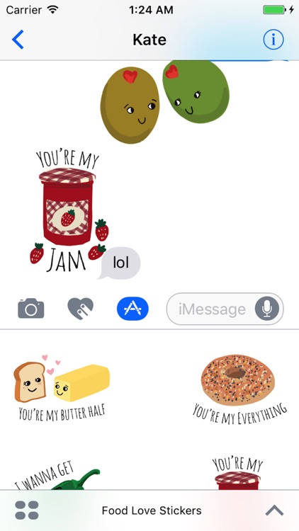 Food Love Sticker Pack