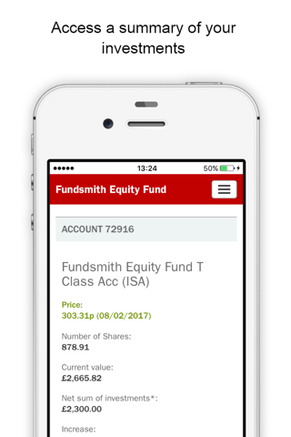 Fundsmith screenshot 3