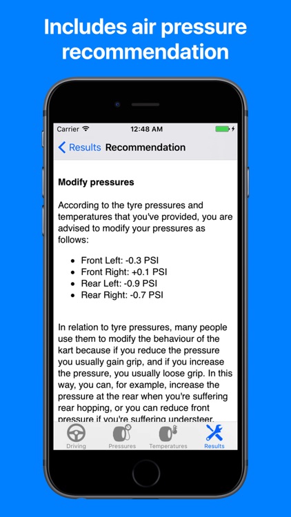 Kart Chassis Setup - Analysis and tuning screenshot-3