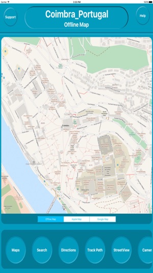 Coimbra Portugal Offline City Maps Navigation(圖1)-速報App