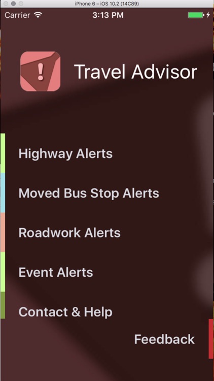 Travel Advisory App