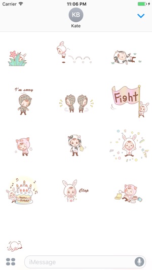 Earl The Cute Boy In Animal Parka Stickers(圖3)-速報App