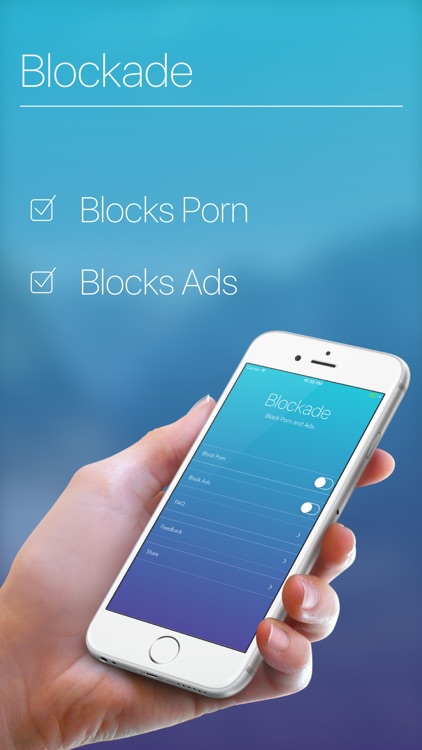 Blockade - Block Porn, Inappropriate Content & Ads