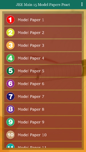 JEE Main 15 Model Papers Practice(圖2)-速報App