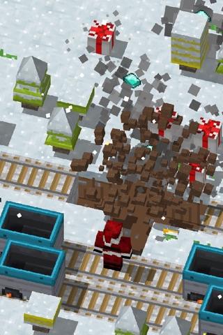 Crossy Creeper: Pixel Heroes in Mine Island! screenshot 2