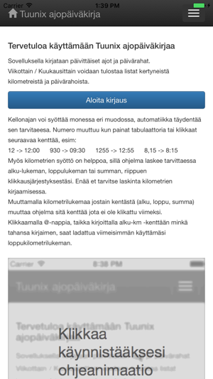 Tuunix Ajopäiväkirja(圖1)-速報App