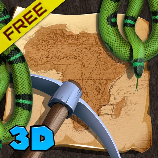 African Life Survival Simulator 3D Icon