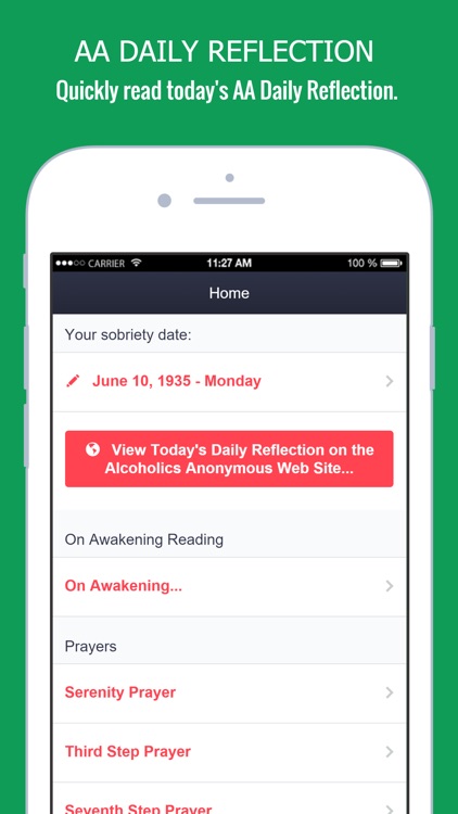 AA App - 12 Steps Alcoholics