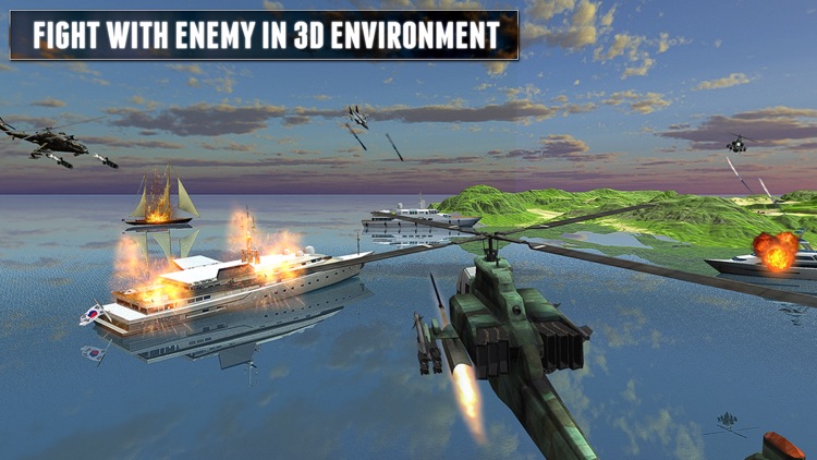 Helicopter Gunship Game Strike screenshot-4