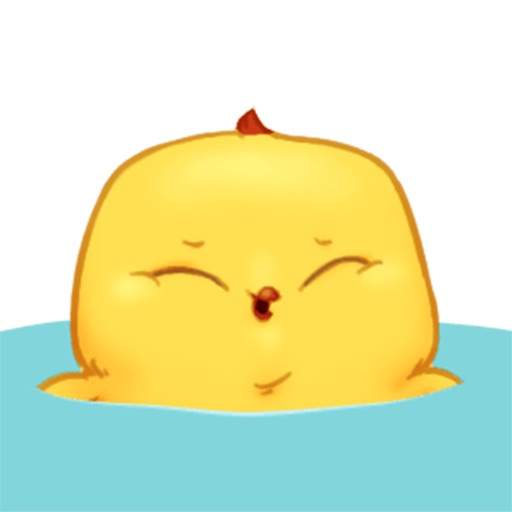 Funny Baby Chicken Animated Stickers