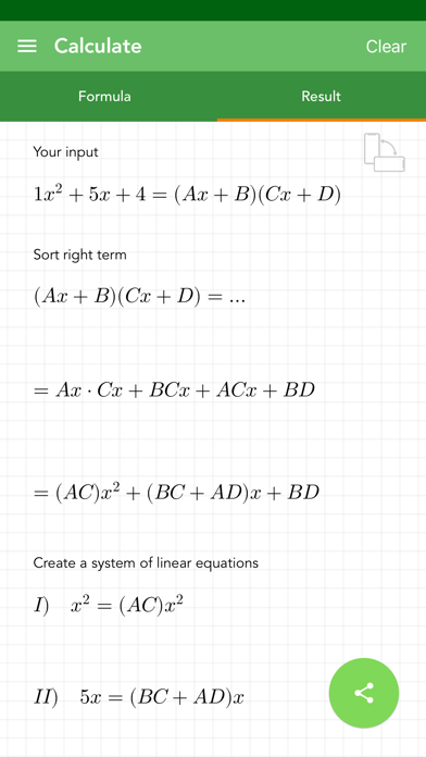 Factoring Quadratic Trinomials screenshot 2