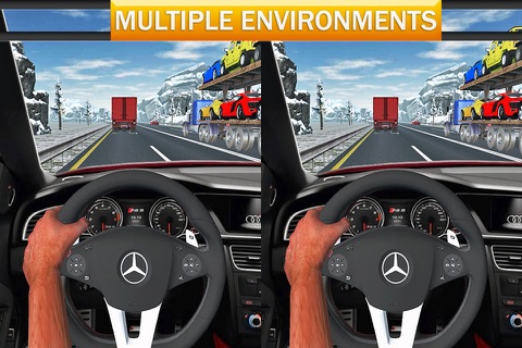 VR-Crazy Car Traffic Racing screenshot 2