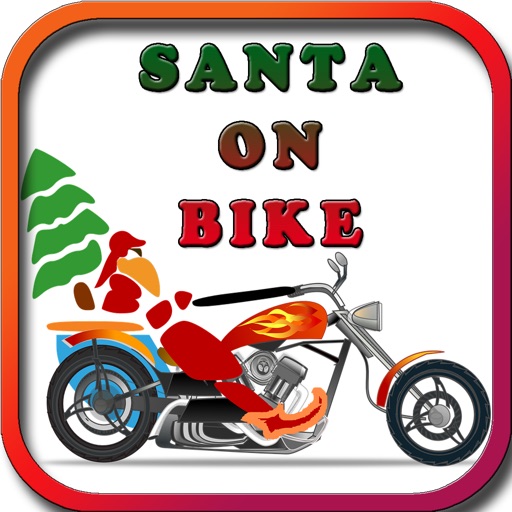 Santa Claus on Heavy Bike Adventure Simulator iOS App