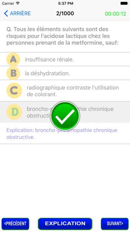 Nurse Practitioner Quiz in French