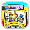 Best School Bus Game Coloring Book Free Play