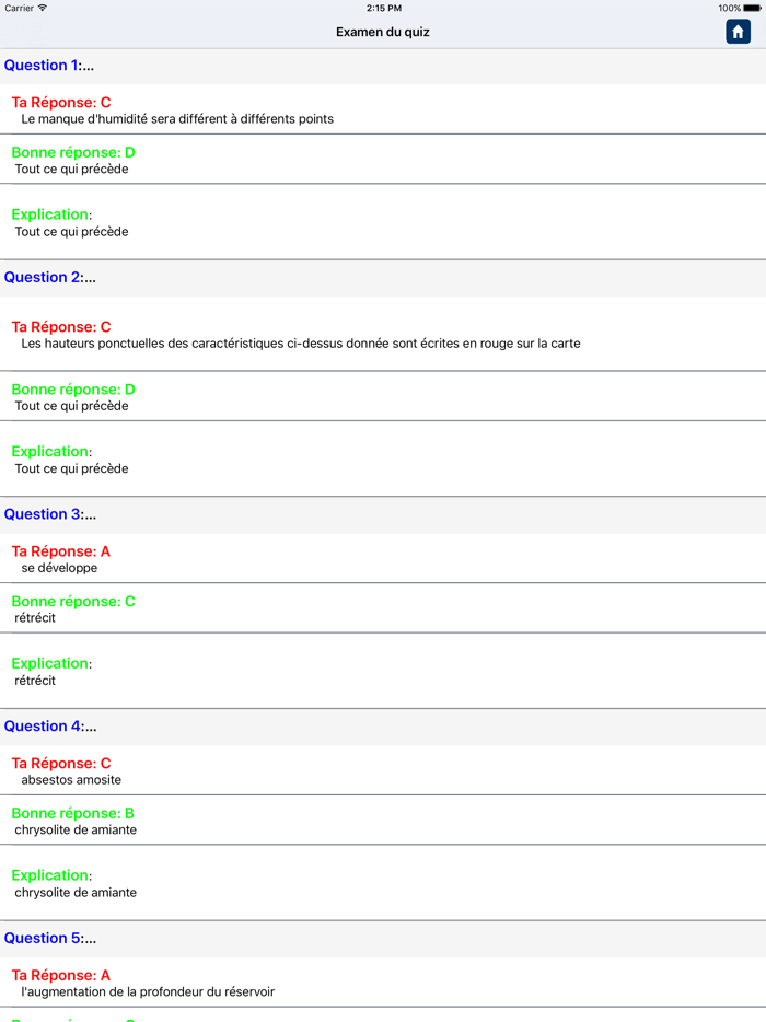Quiz de génie civil
