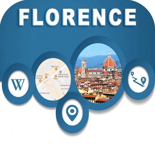Florence Italy Offline City Maps Navigation iOS App