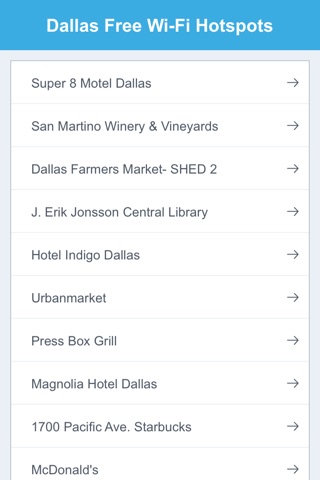Dallas City Wifi Hotspots screenshot 2